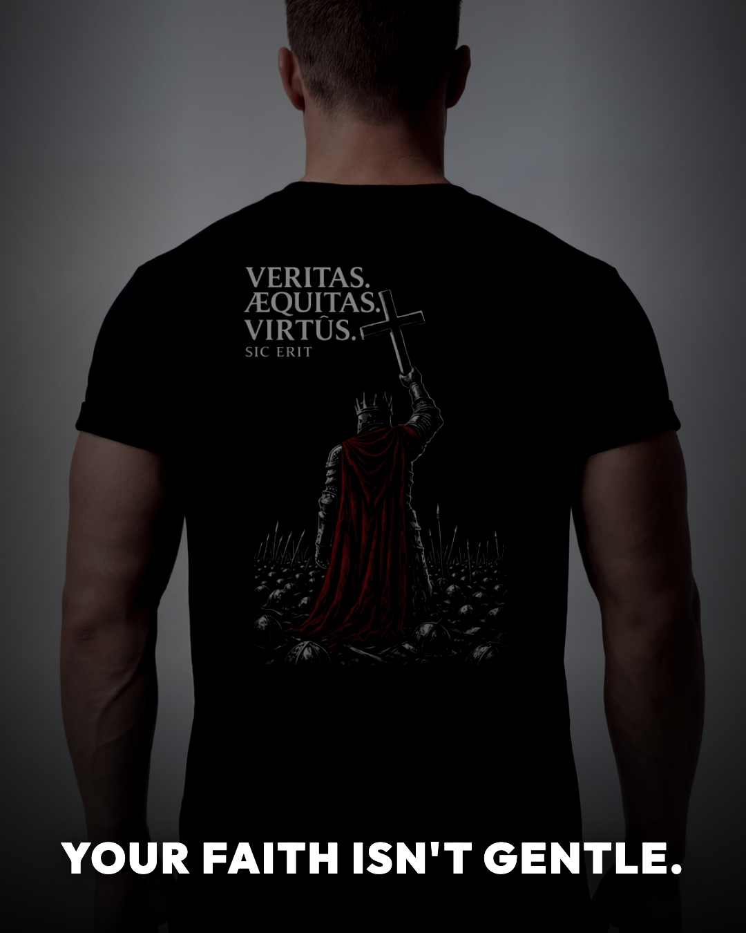 Dark cinematic — The Standard tee back